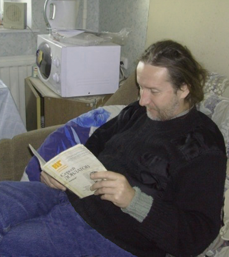Богаев с дочкой в студии. 2008